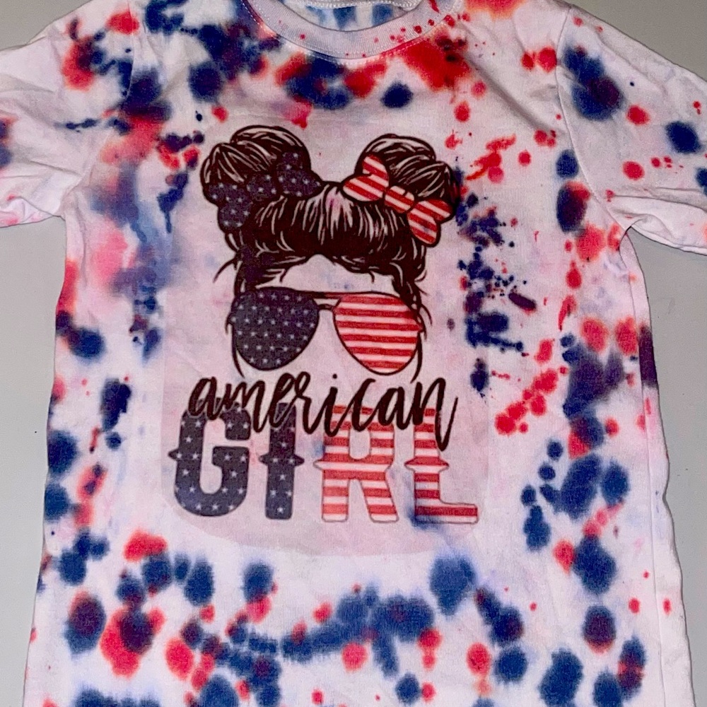 American Girl Tie-Dye Tee